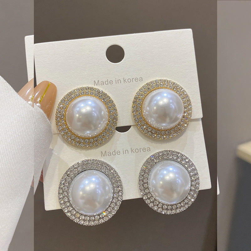 Women's New Vintage Pearl Earrings-Jewearrings