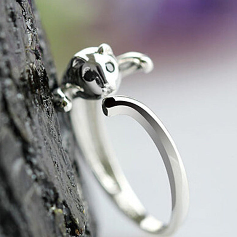 Stud Earrings Small And Cute Animal Korean Silver Jewelry Earrings-Jewearrings