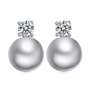 Princess Freshwater Pearl Ladies Earrings-Jewearrings