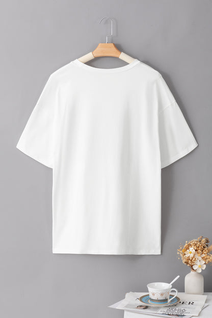 GOOD VIBES Round Neck Half Sleeve T-Shirt-Jewearrings