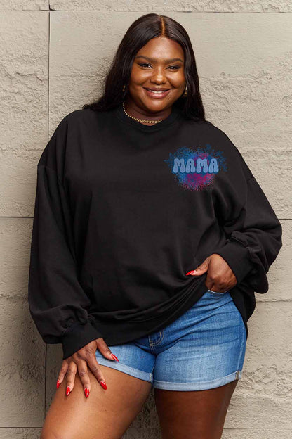 Simply Love Simply Love Full Size MAMA Graphic Sweatshirt-Jewearrings