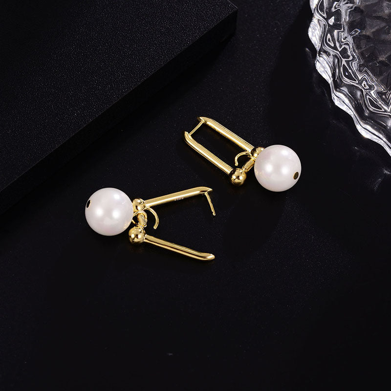 New Design High Quality Pearl Earrings-Jewearrings