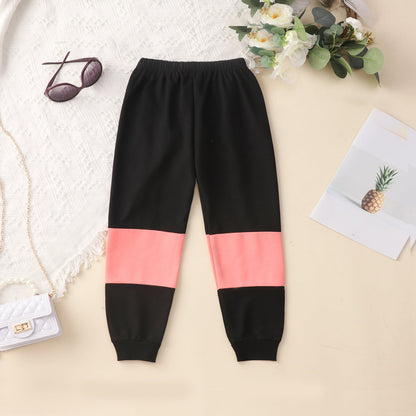 Kids Graphic Cropped Sweatshirt and Joggers Set-Jewearrings