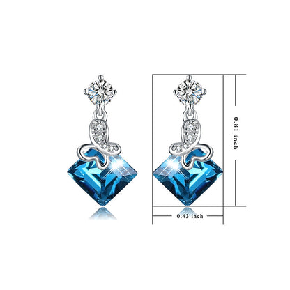 European And American Fashion Temperament 925 Silver Earrings-Jewearrings