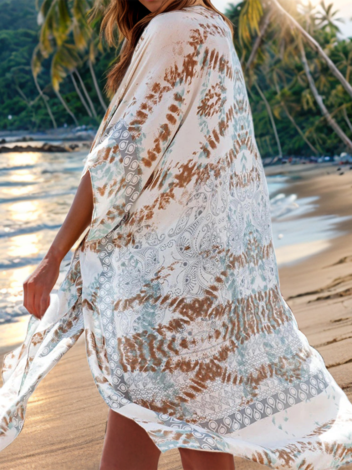 Printed Open Front Cover-Up-Jewearrings