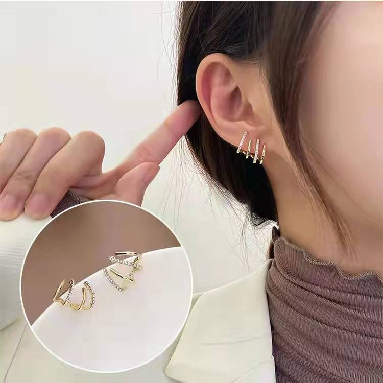 Women's Elegant Fashion Silver Stud Earrings-Jewearrings