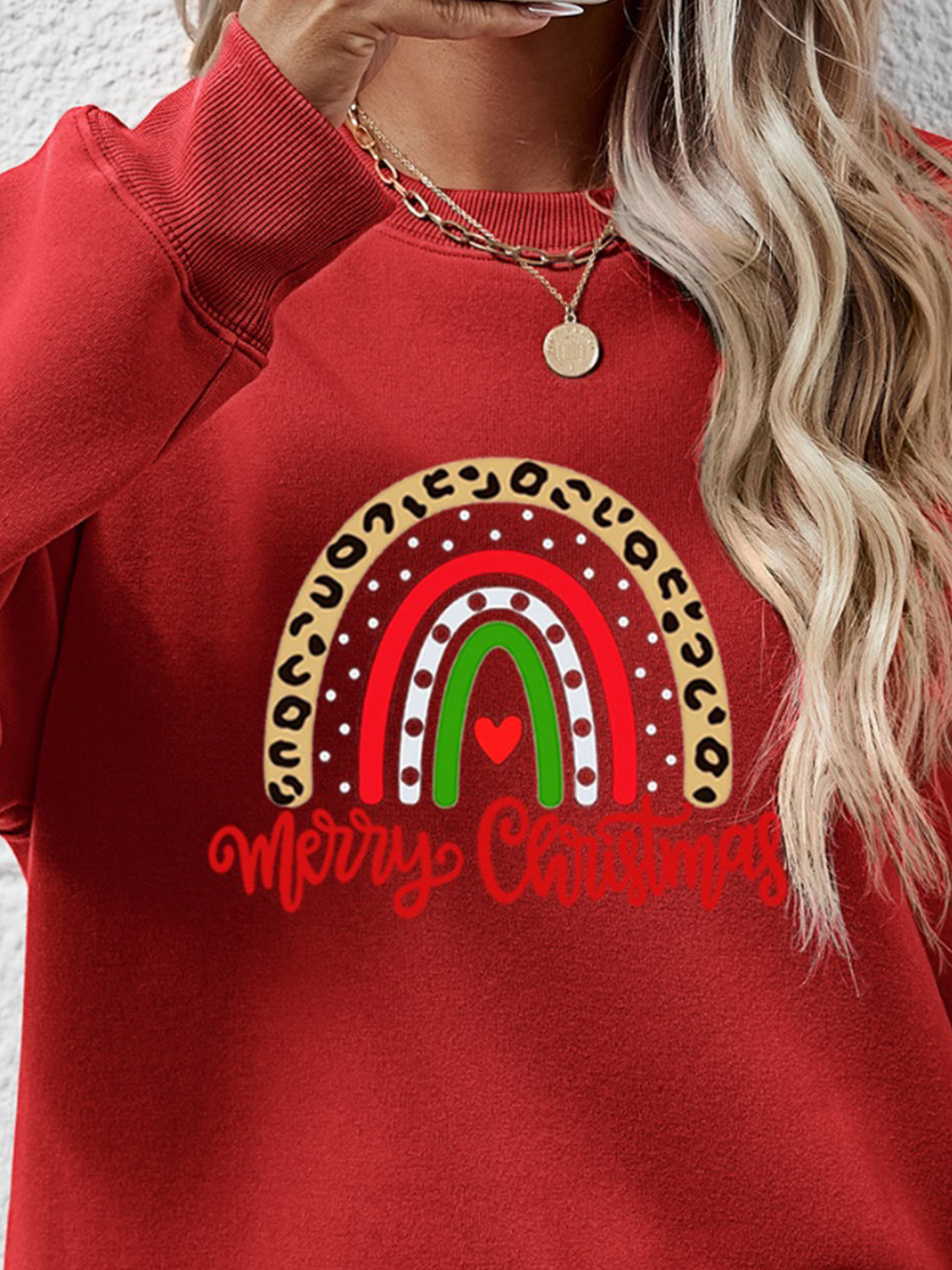 MERRY CHRISTMAS Graphic Sweatshirt-Jewearrings