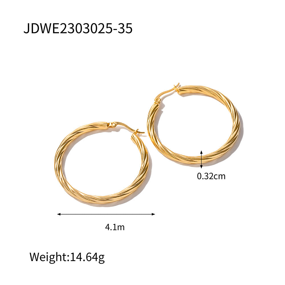 Zephy Hoop Earrings-Jewearrings