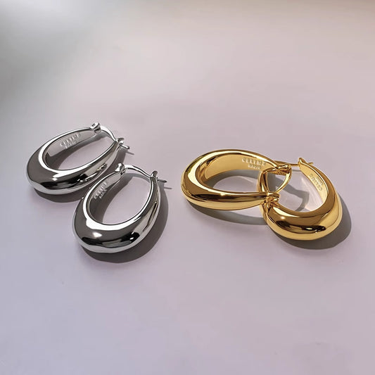 Versatile And High-end French Vintage Gold Earrings For Women-Jewearrings