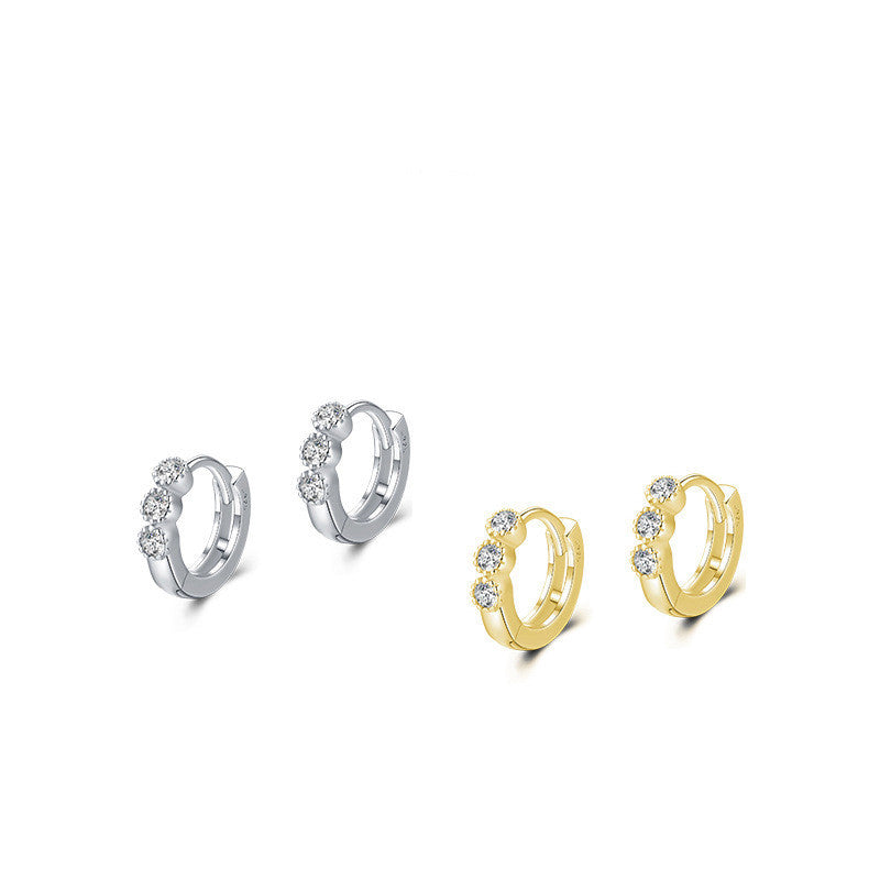 S925 Sterling Silver INS Wind Hoop Earrings-Jewearrings