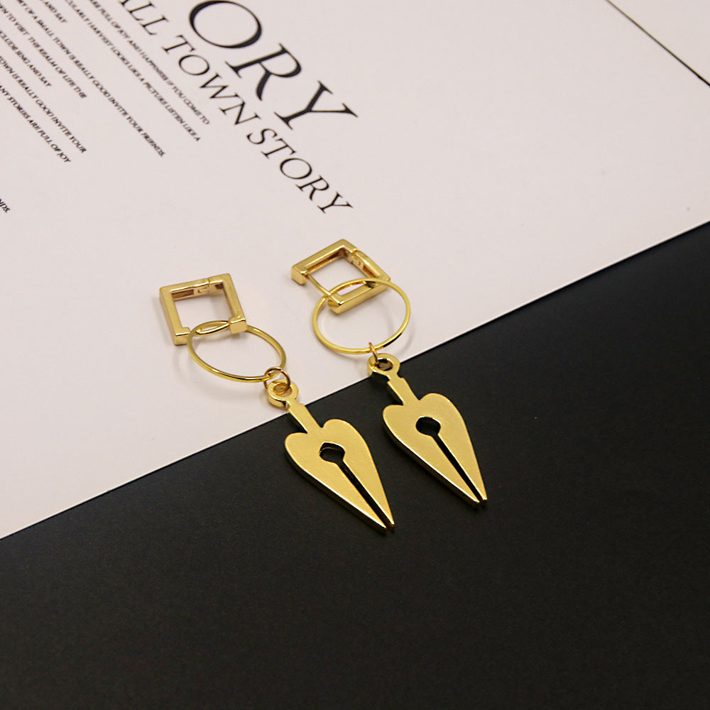 Alloy Earrings Ear Clip Cartoon Characters-Jewearrings