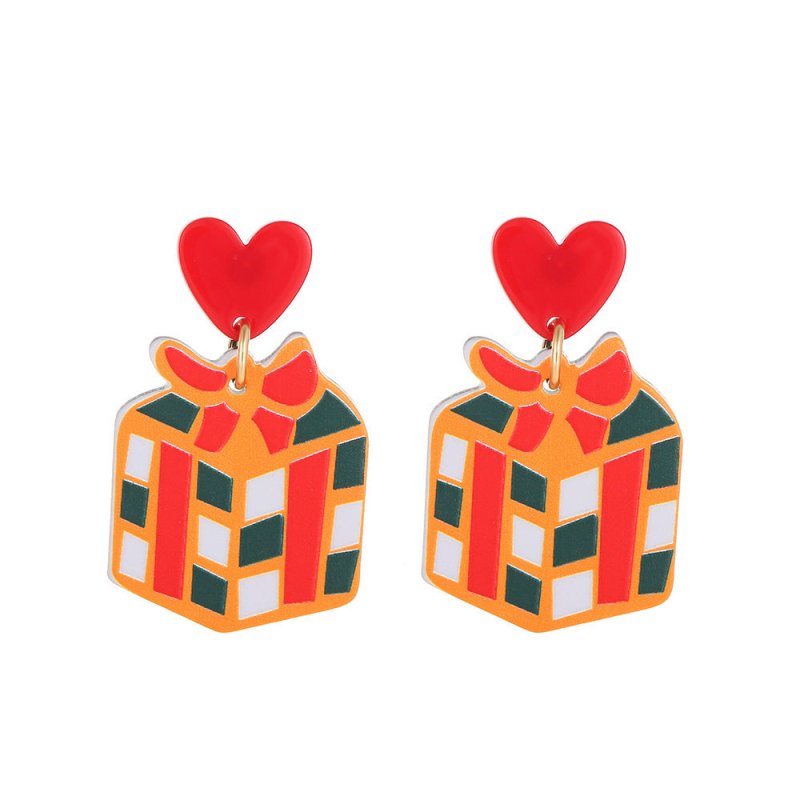 Christmas Series Resin Acrylic Sheet Halloween Series Earrings-Jewearrings