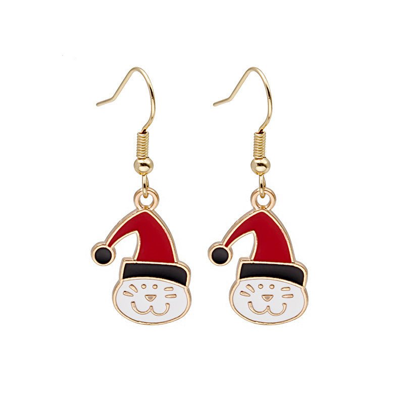 Christmas Series Resin Acrylic Sheet Halloween Series Earrings-Jewearrings