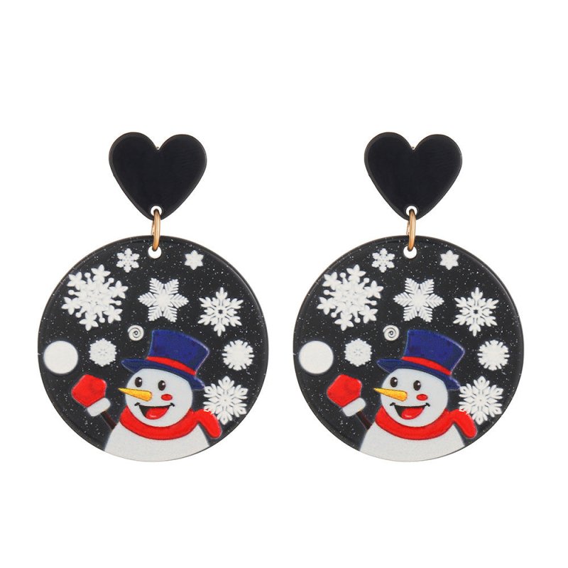 Christmas Series Resin Acrylic Sheet Halloween Series Earrings-Jewearrings