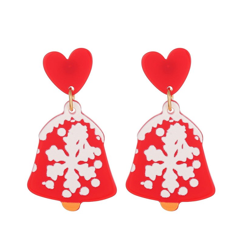 Christmas Series Resin Acrylic Sheet Halloween Series Earrings-Jewearrings