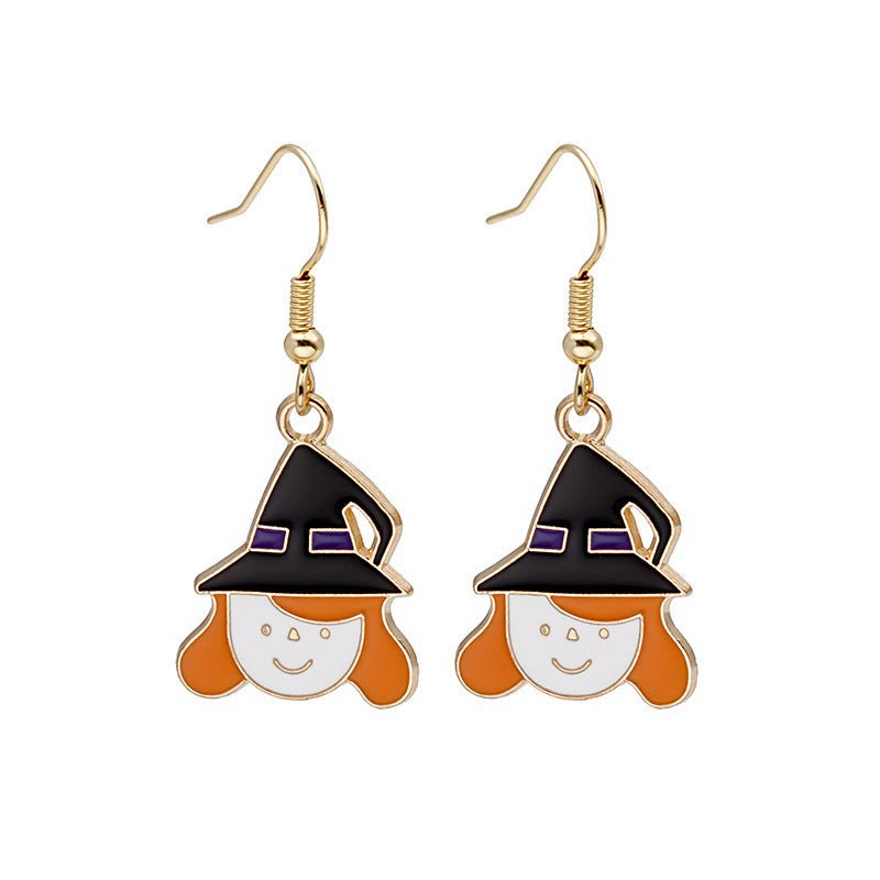 Christmas Series Resin Acrylic Sheet Halloween Series Earrings-Jewearrings