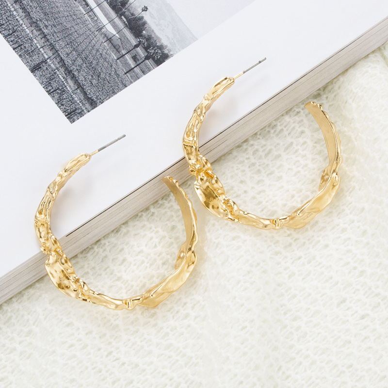 Circle Big Hoop Earrings for Women Party Jewelry Gift-Jewearrings