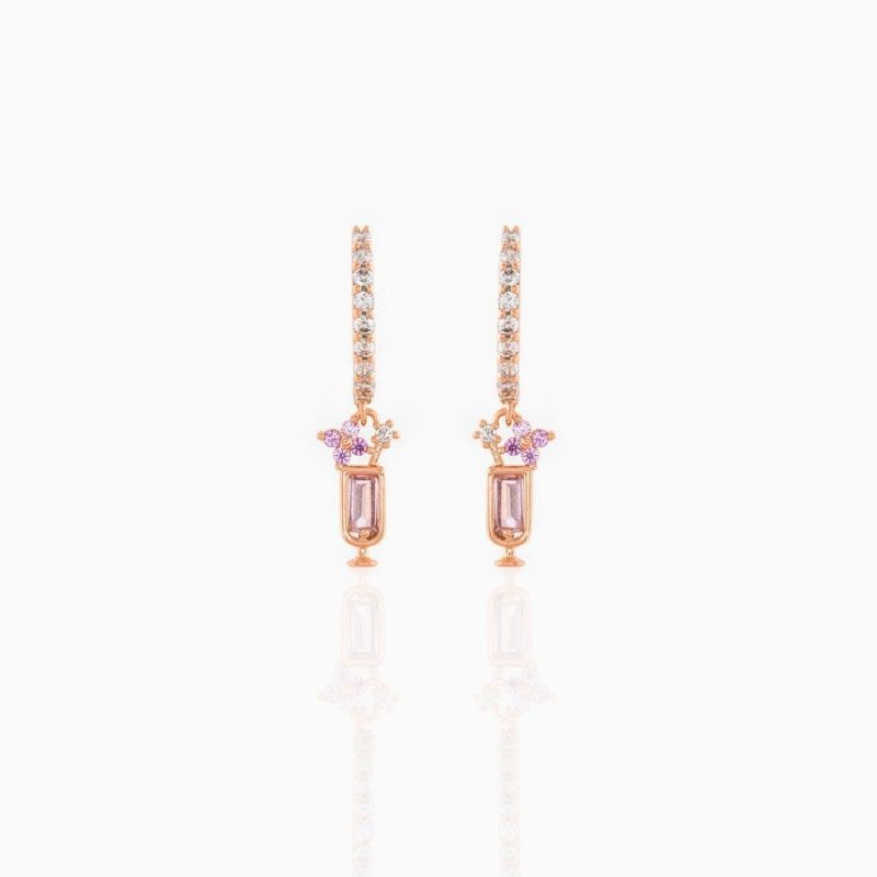 Copper Plated 18K Gold Earrings New Candy-Jewearrings