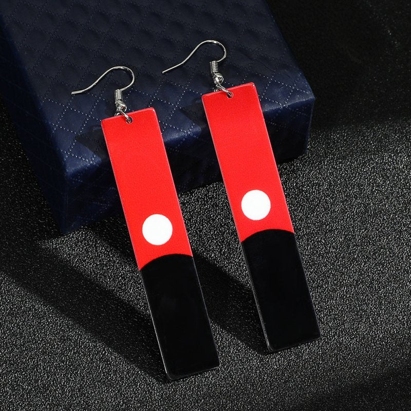 Cos Props Acrylic Earrings-Jewearrings