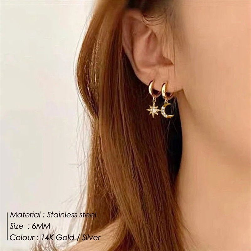 Cosmia Gold Earrings-Jewearrings