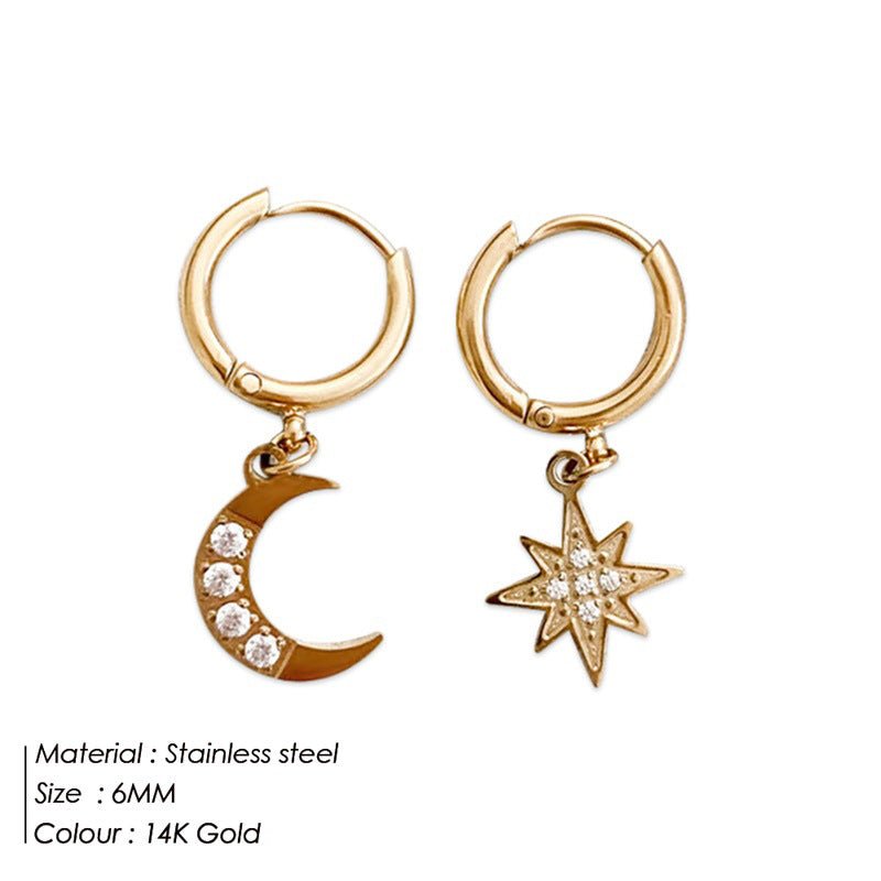 Cosmia Gold Earrings-Jewearrings