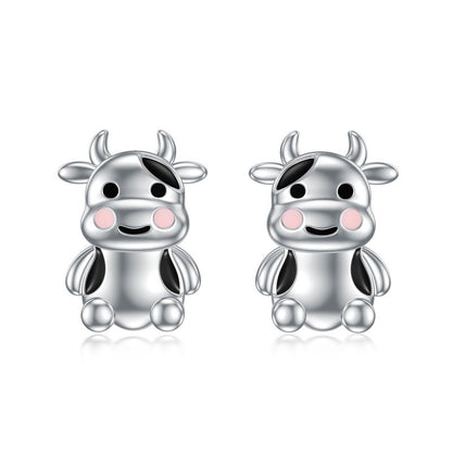 Cow Earrings - Animal Studs-Jewearrings