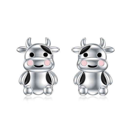 Cow Earrings - Animal Studs-Jewearrings