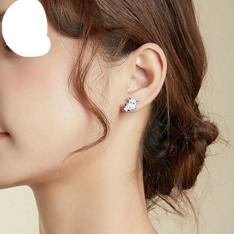 Cow Earrings - Cute and Simple-Jewearrings