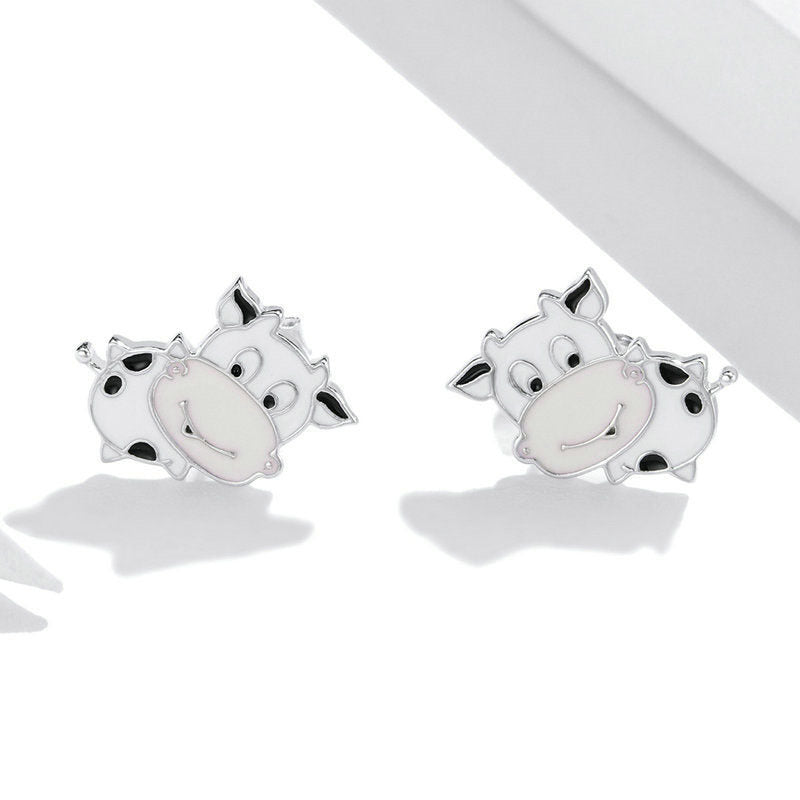 Cow Earrings - Cute and Simple-Jewearrings