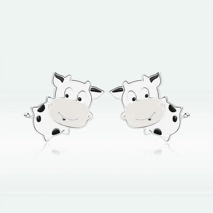 Cow Earrings - Cute and Simple-Jewearrings