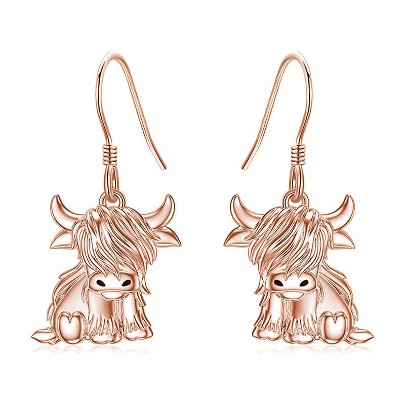 Cow Earrings - Dangle Drop-Jewearrings