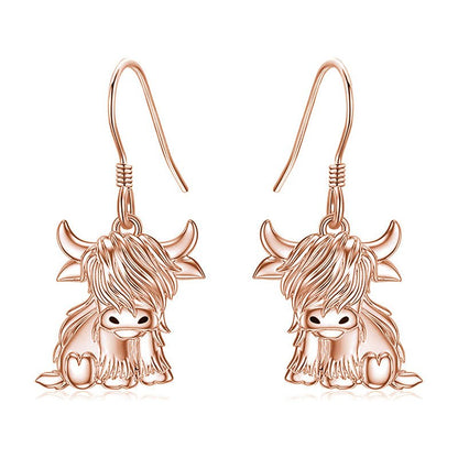 Cow Earrings - Dangle Drop-Jewearrings