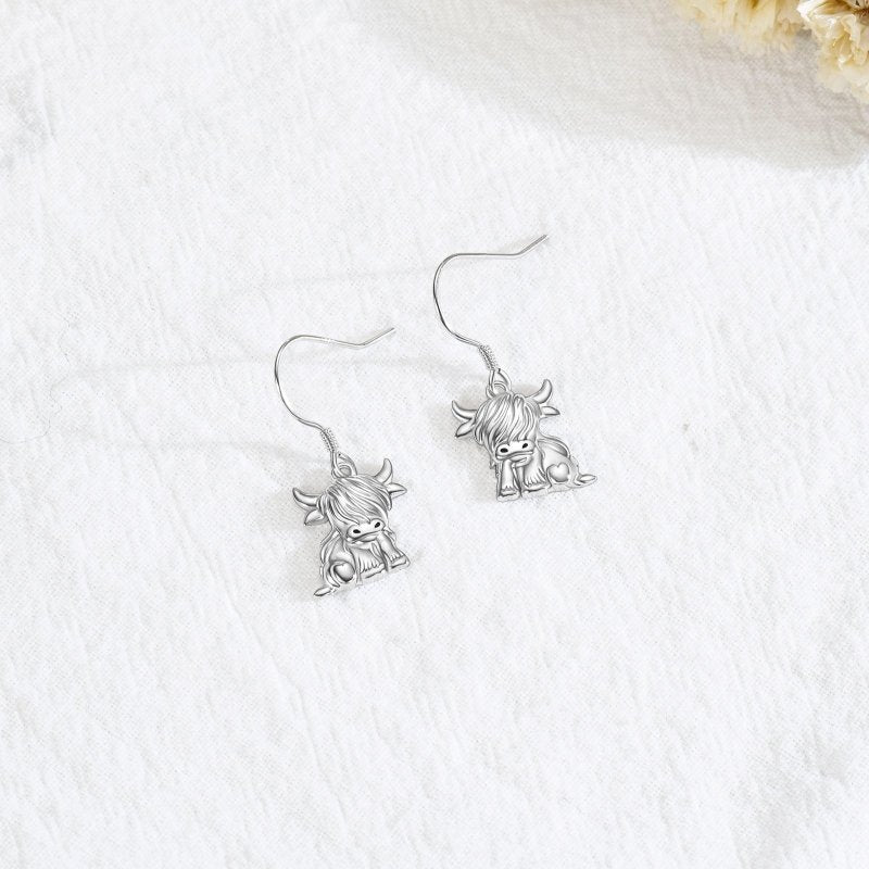 Cow Earrings - Dangle Drop-Jewearrings