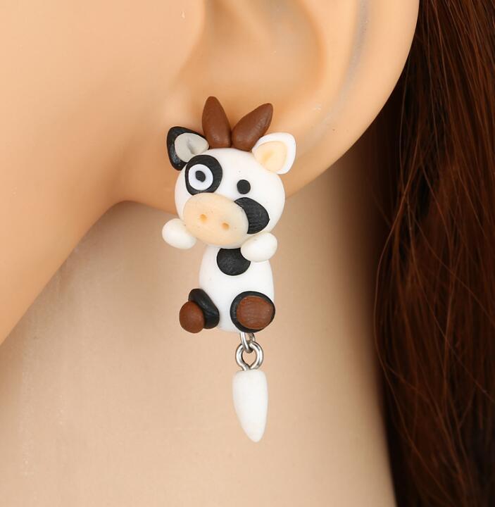 Cow Earrings - Simple and Elegant-Jewearrings