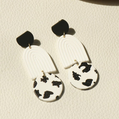 Cow Earrings - Trendy Polymer Clay-Jewearrings