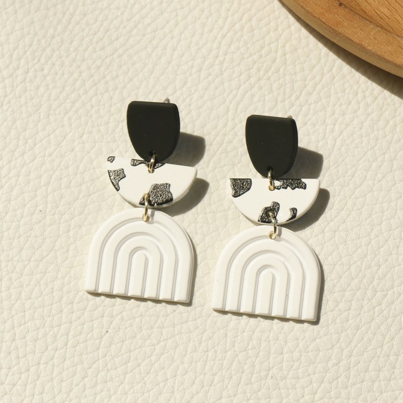 Cow Earrings - Trendy Polymer Clay-Jewearrings