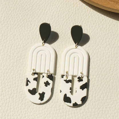 Cow Earrings - Trendy Polymer Clay-Jewearrings