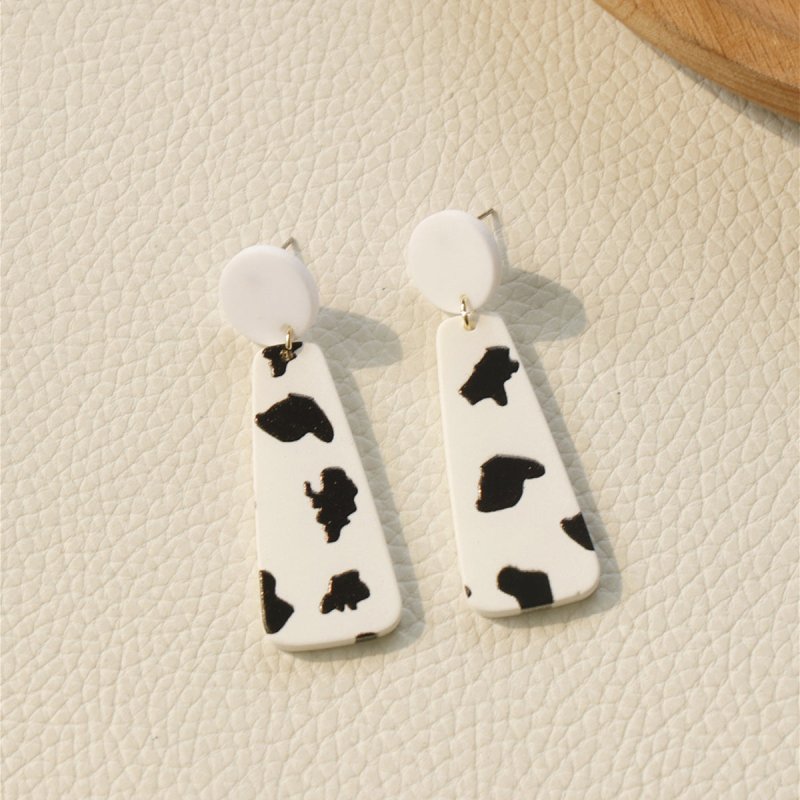 Cow Earrings - Trendy Polymer Clay-Jewearrings