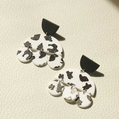 Cow Earrings - Trendy Polymer Clay-Jewearrings