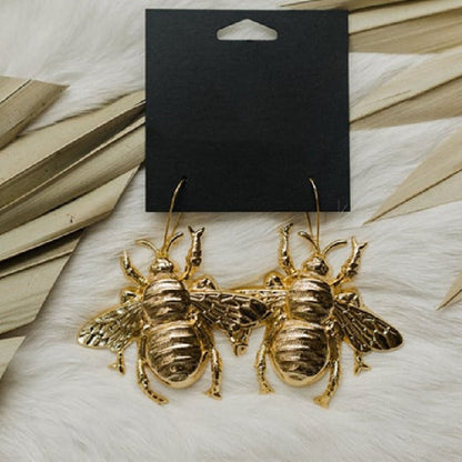 Creative Insect Big Bee Earrings Jewelry-Jewearrings