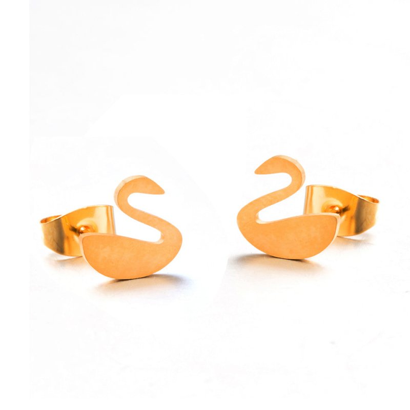 Creative Pop Small Gold And Silver Earrings-Jewearrings