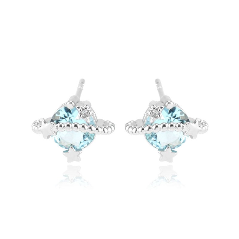 Creative XINGX Earrings Ins 18K Gold Zircon Cute Style Earrings-Jewearrings