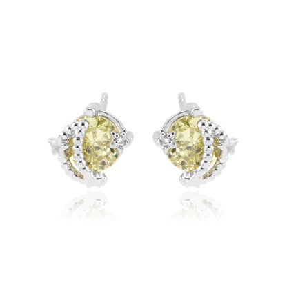 Creative XINGX Earrings Ins 18K Gold Zircon Cute Style Earrings-Jewearrings