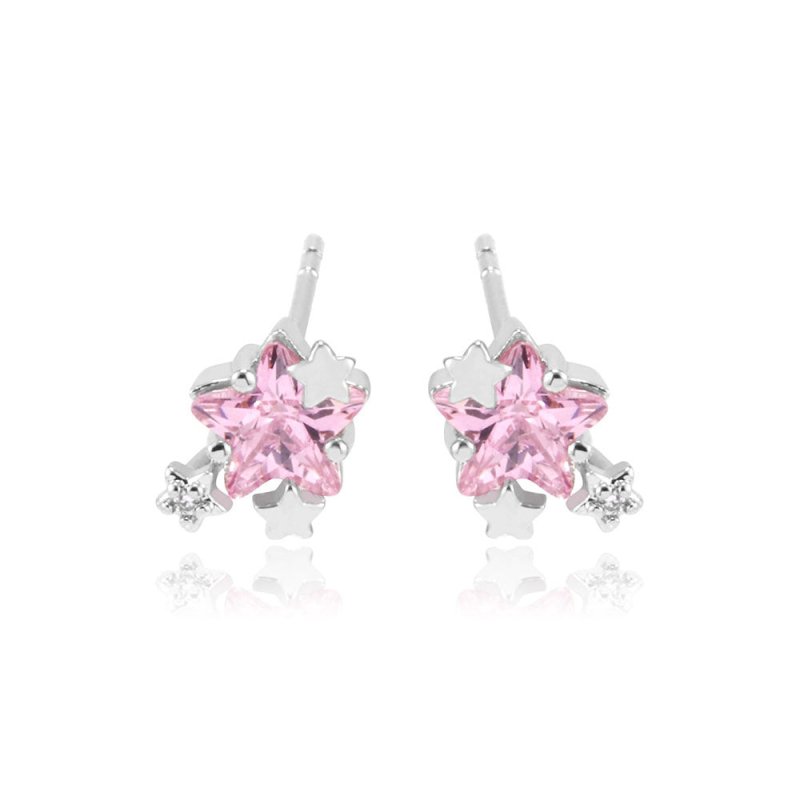 Creative XINGX Earrings Ins 18K Gold Zircon Cute Style Earrings-Jewearrings