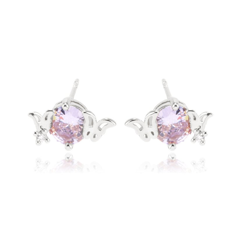 Creative XINGX Earrings Ins 18K Gold Zircon Cute Style Earrings-Jewearrings