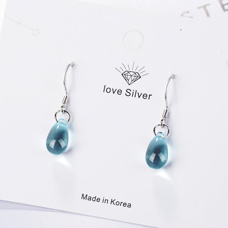 Crystal drop drop earrings-Jewearrings