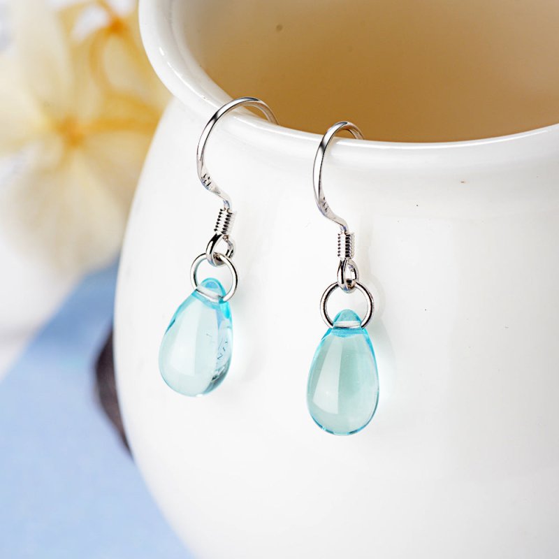 Crystal drop drop earrings-Jewearrings