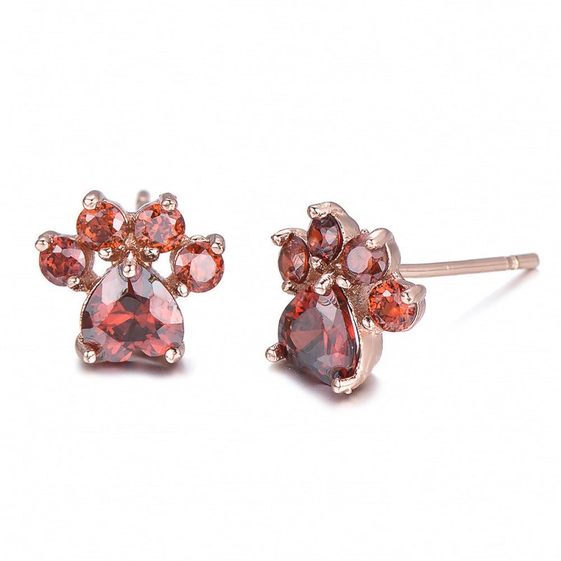 Crystal Opal Rose Gold Plated Earrings-Jewearrings