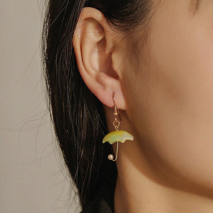 Cute Acrylic Umbrella Dangle Earrings-Jewearrings