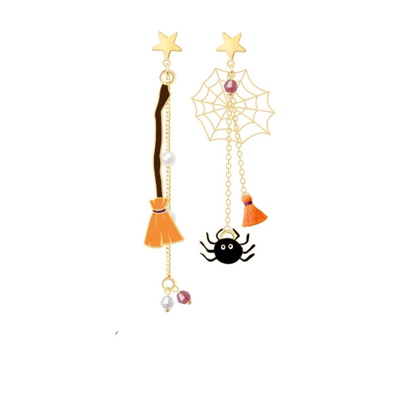 Cute Halloween Decorations Pumpkin Earrings-Jewearrings